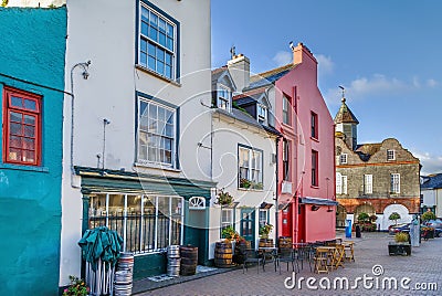 Street in Kinsale, Ireland Editorial Stock Photo