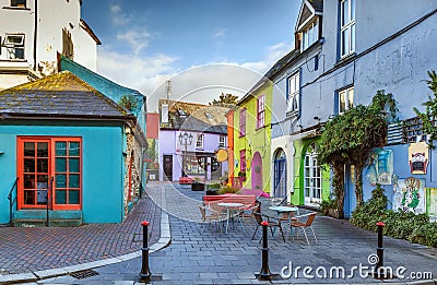 Street in Kinsale, Ireland Editorial Stock Photo