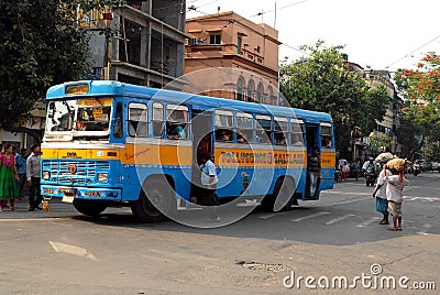 Street Of Kolkata Editorial Stock Photo