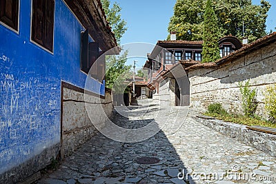 Koprivshtitsa famous wooden town in Bulgaria Editorial Stock Photo