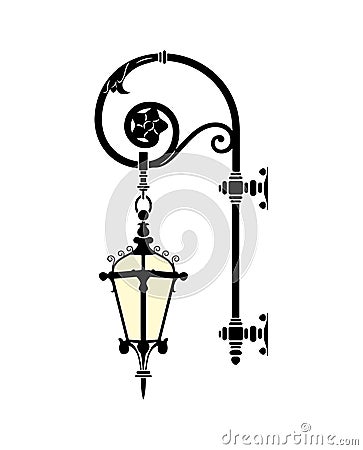 Street lamp Vector Illustration