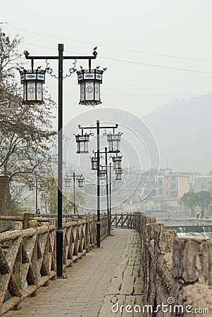 The street lamp Stock Photo