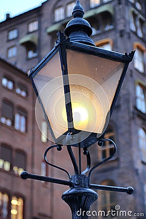 Street lamp in Oslo Stock Photo