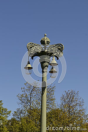 Street lamp in Saint-Petersburg Stock Photo