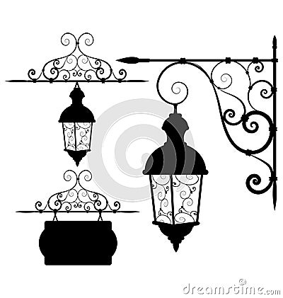 Street lantern Vector Illustration