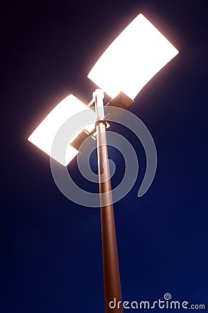 Street lantern by night Stock Photo