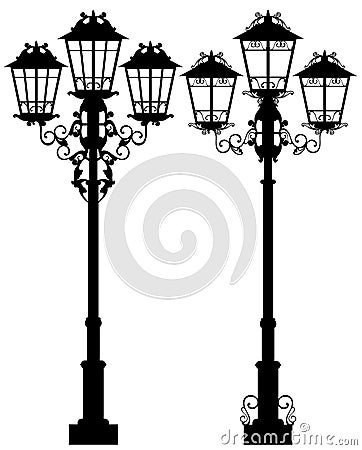 Street light Vector Illustration