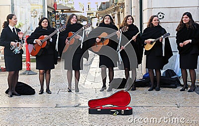 Street Musicians. Editorial Stock Photo