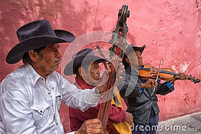 Street musicians in mexico Editorial Stock Photo