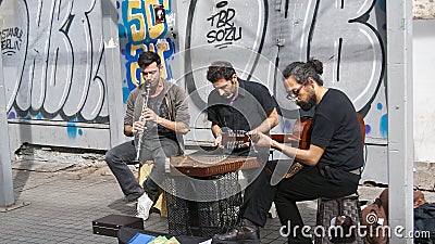 Street musicians Editorial Stock Photo