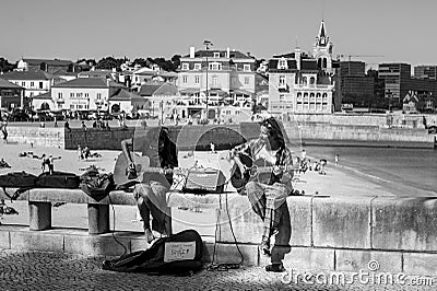 Street musicians Editorial Stock Photo