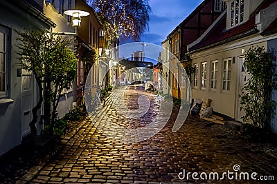 Street at night Stock Photo