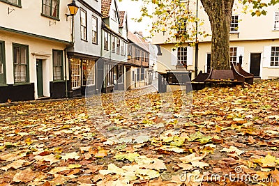 Street of Norwich Stock Photo