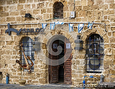 This street in Old Jaffa was amazing for its architecture Editorial Stock Photo