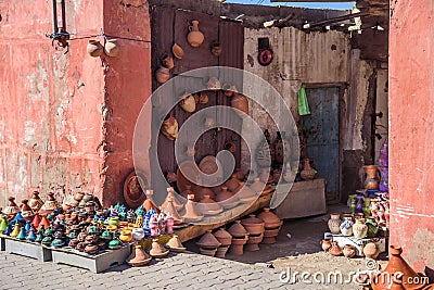 Street photo form Marrakesh, Morocco Stock Photo