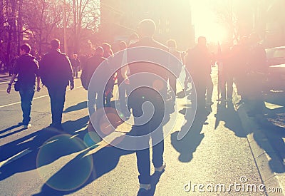 Street protest Editorial Stock Photo