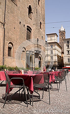 Street Restaurant Stock Photo