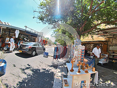 Street scene of the city of Nazareth Editorial Stock Photo