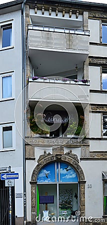 Street Scene in Hannover, the Capital City of Lower Saxony Editorial Stock Photo