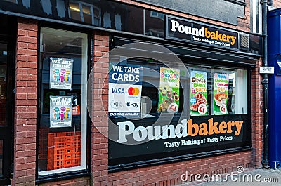 A street scene in the historic city of Chester, England Editorial Stock Photo