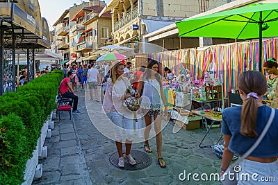 Street scene in Veliko Tarnovo Editorial Stock Photo