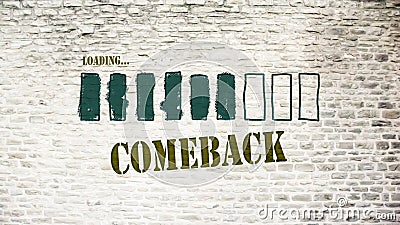 Street Sign to Comeback Stock Photo