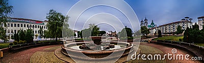 Street of Stephen Bathory in Grodno, Belarus Stock Photo