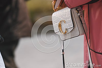 Street style details Editorial Stock Photo