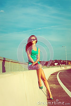 Street summer fashion Stock Photo