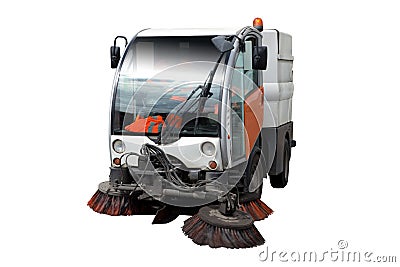 Street Sweeper Stock Photo