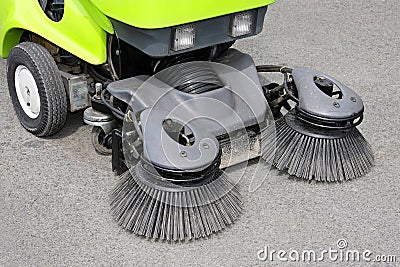 Street sweeper Stock Photo