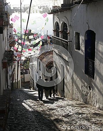 Street in Taxco Editorial Stock Photo