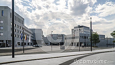 Street to Headquarter LEICA in Wetzlar Editorial Stock Photo