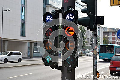 Street trafic light Stock Photo
