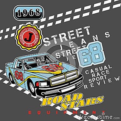 Street 68 Vector Illustration