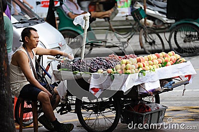 Street vendors Editorial Stock Photo