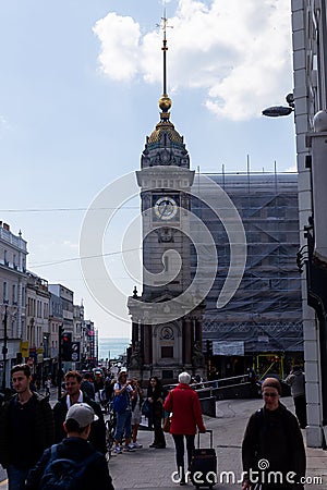 Street view in Brighton in August 2023 Editorial Stock Photo