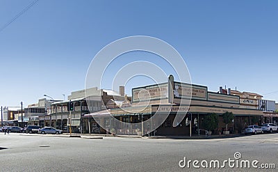 Street View, Broken Hill, Australia Editorial Stock Photo