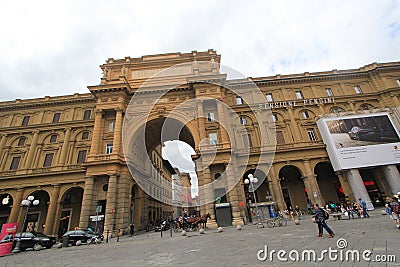 Landmark, plaza, town, square, classical, architecture, ancient, rome, tourist, attraction, arch, city, triumphal, building, histo Editorial Stock Photo