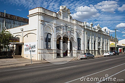 Colonial-era commercial building, Charters Towers, Queensland Editorial Stock Photo