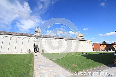 Sky, landmark, historic, site, wall, daytime, grass, estate, palace, stately, home, cloud, facade, building, national, trust, for, Editorial Stock Photo