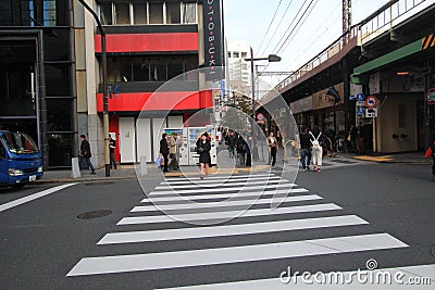 Road, metropolitan, area, lane, pedestrian, crossing, zebra, infrastructure, urban, street, public, space, neighbourhood, downtown Editorial Stock Photo