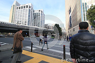 Metropolitan, area, urban, city, car, infrastructure, pedestrian, downtown, road, lane, building, daytime, street, metropolis, veh Editorial Stock Photo