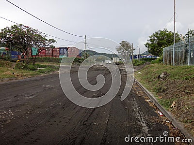 Street views of Rabaul and Matupit, Papua New Guinea Editorial Stock Photo