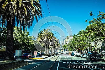 Street views and scenes around san franciscocalifornia Editorial Stock Photo