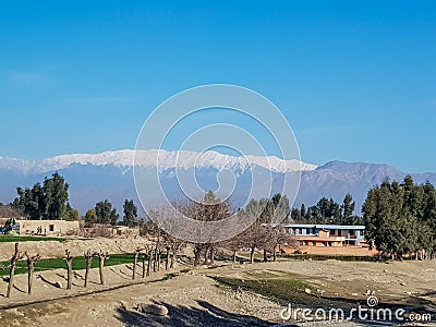 Daily village life in Badghis, Afghanistan Stock Photo