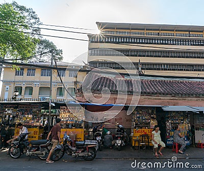 Streetlife in Hochiminh City Editorial Stock Photo