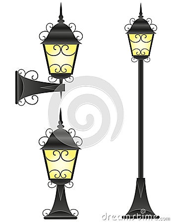 Streetlight vector illustration Vector Illustration