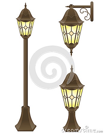 Streetlight vector illustration Vector Illustration