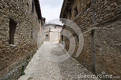 Streets of CalataÃ±azor Stock Photo